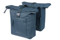 Basil fietstas dubbel Brooklyn marine blauw 41L