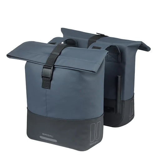 basil-cove-dubbele-fietstas-28-32l-marineblauw-zwart